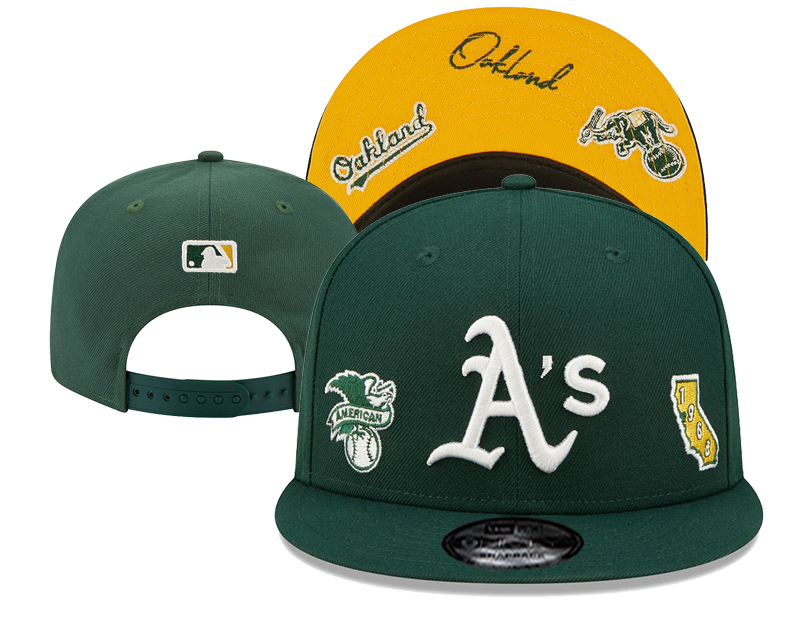 Oakland Athletics 2025 Stitched Snapback Hats 005